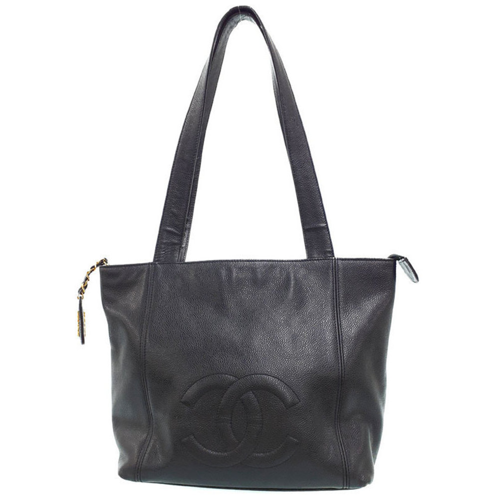 Chanel Coco Mark Shoulder Bag Black
